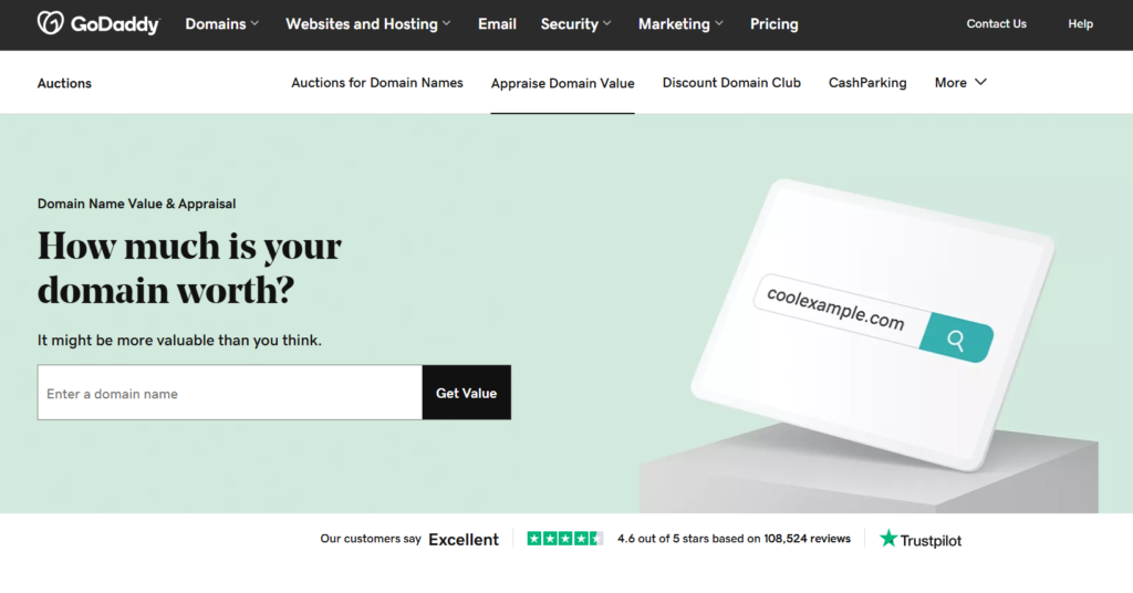 GoDaddy Domain Appraisal